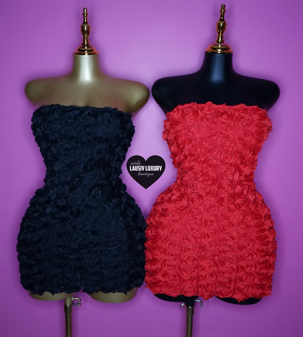 Rose mini dress