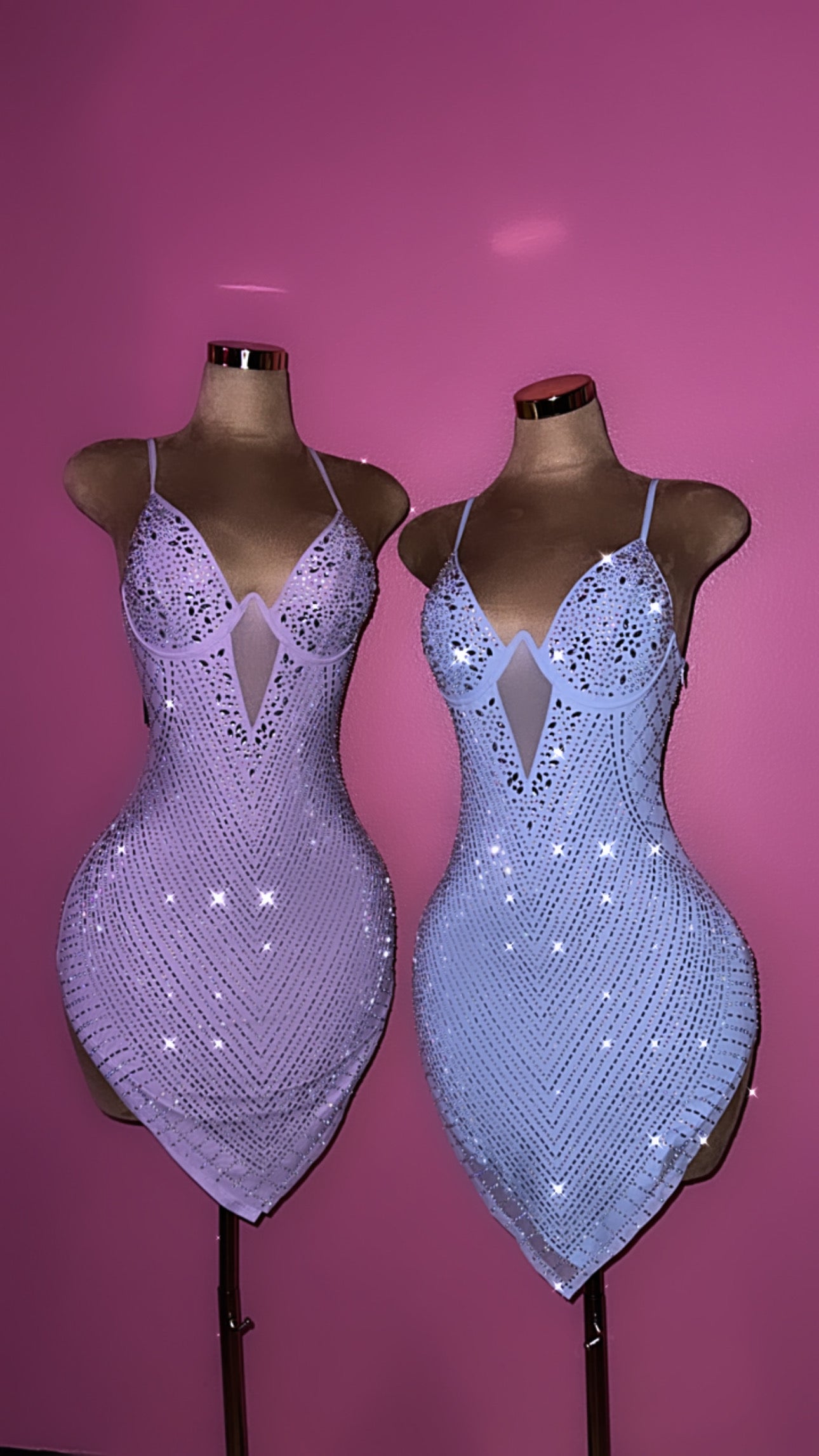 “2 of a kind” bling dress