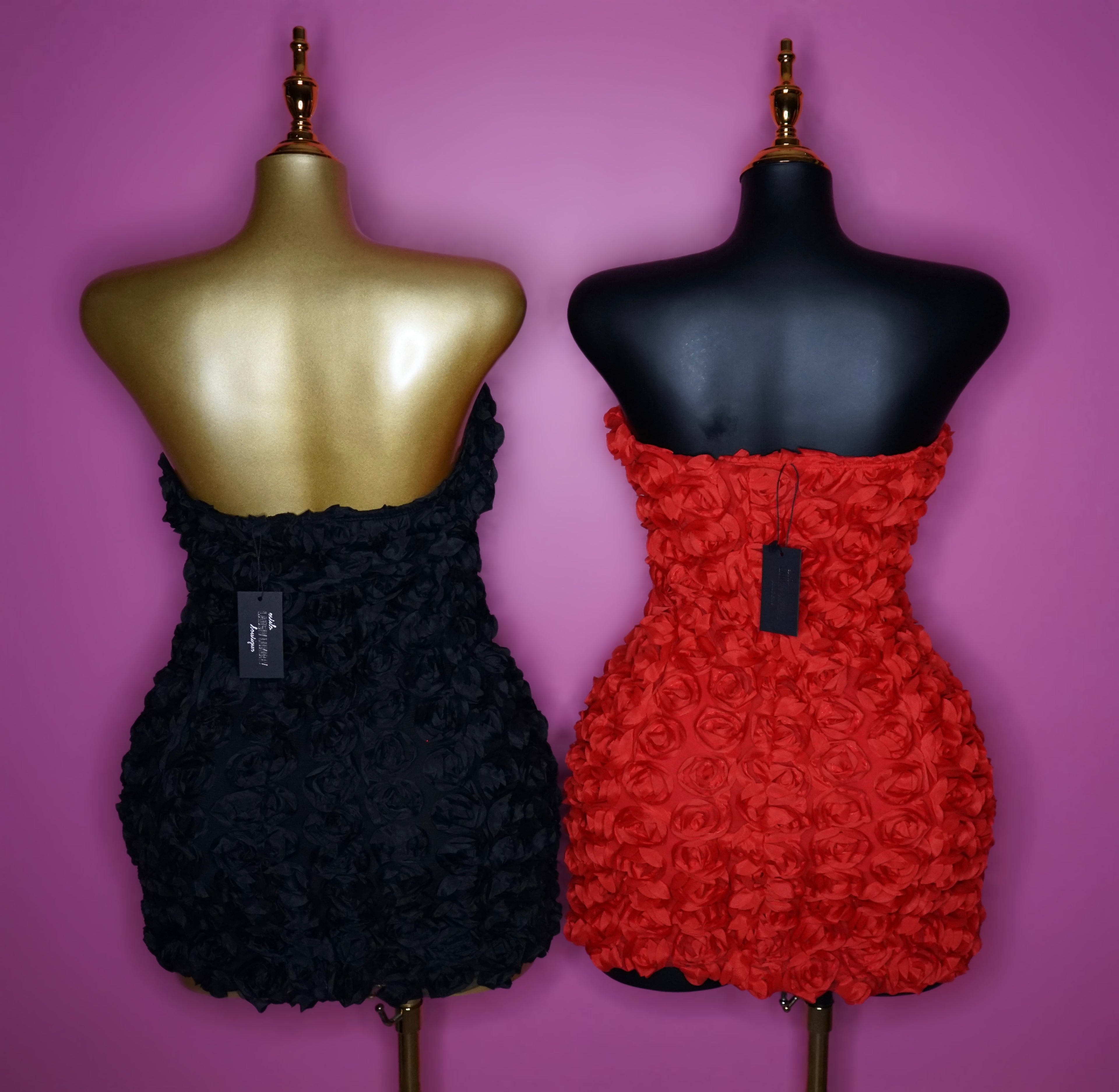 Rose mini dress