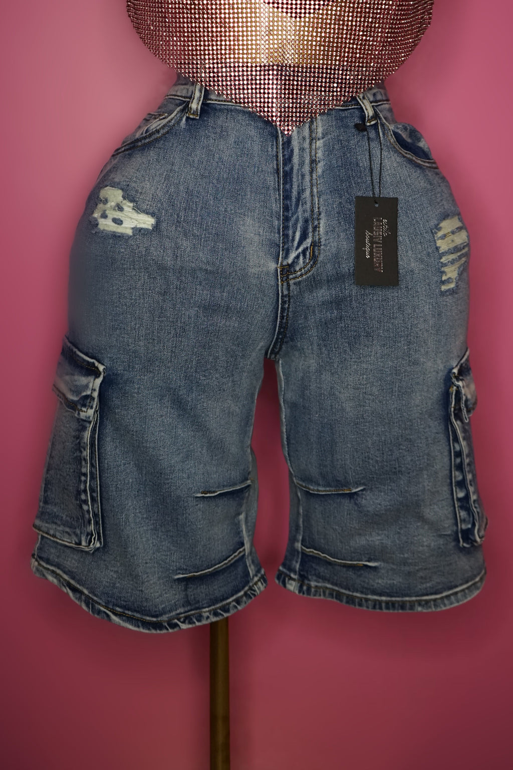 Denim Bermuda Cargo Short bottom