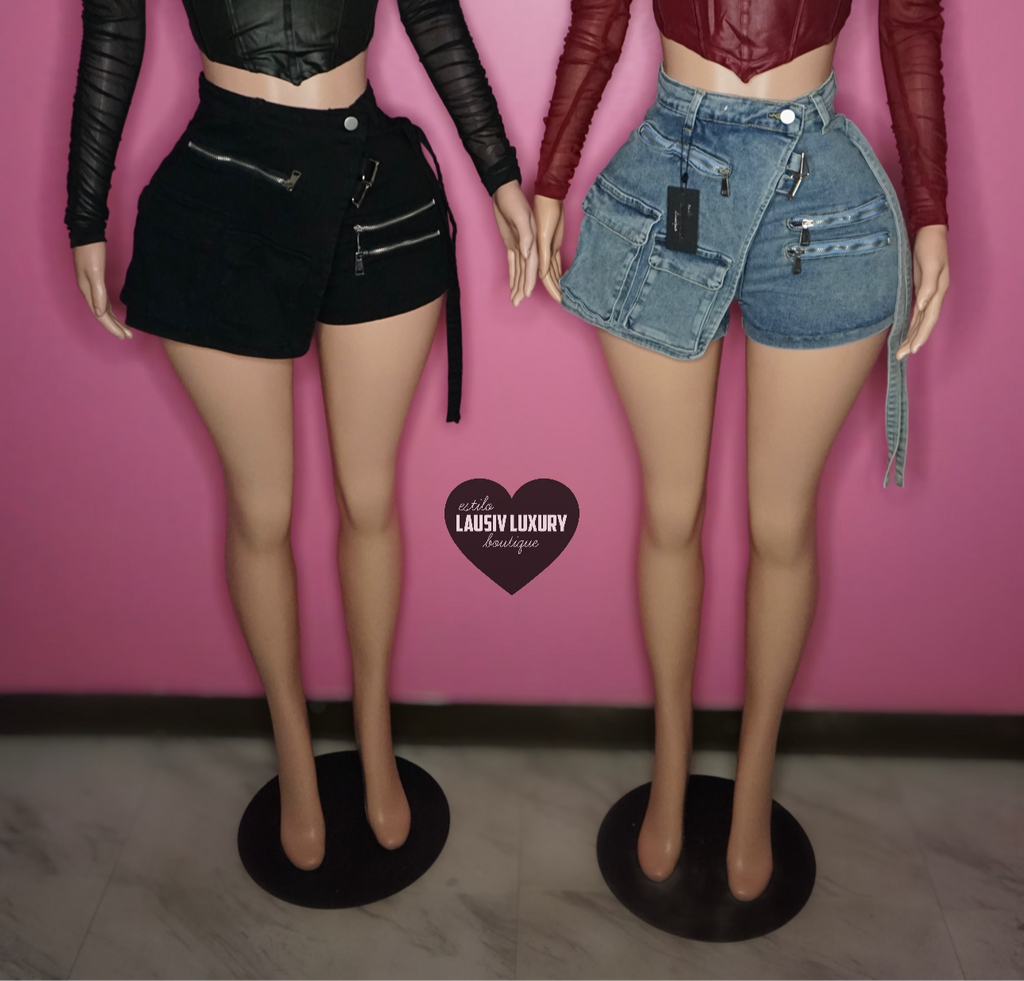 Baddie Skort with zippers