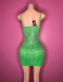 “Feria” green bling dress