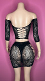 “Amarre” bling lace set