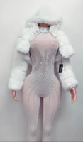 White bling jumpsuit