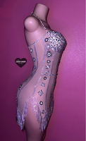blinged out bodycon birthday dress