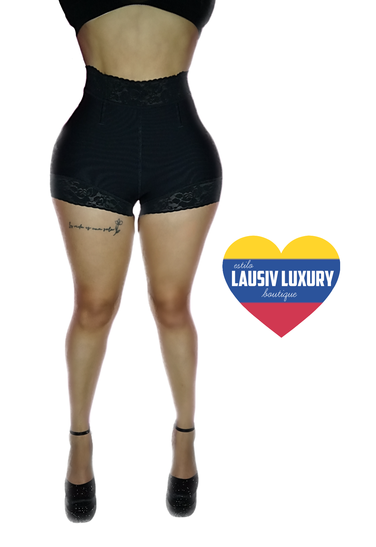 Ultra short, ultra high waisted faja short colombiana🇨🇴