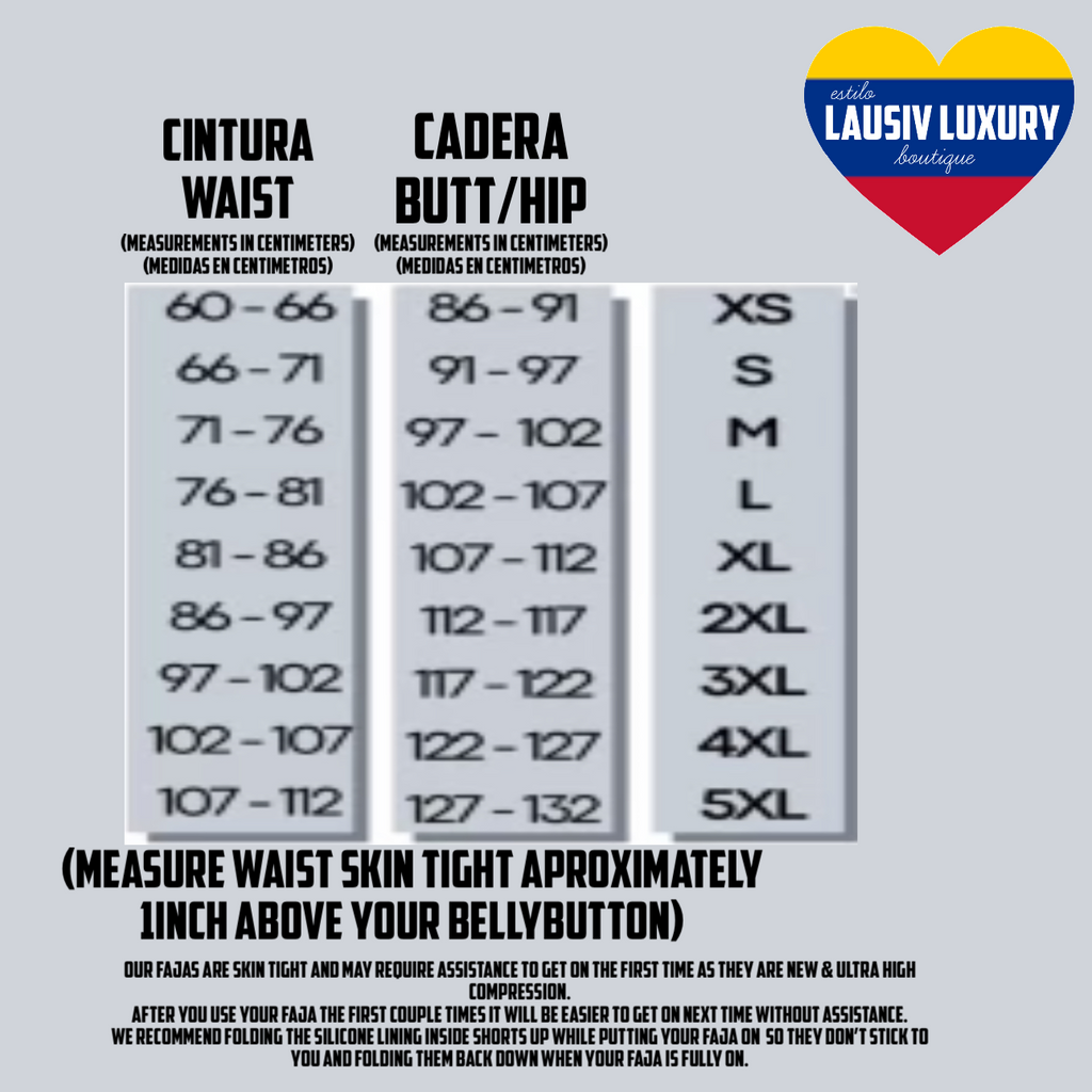 14kt Gold Luxury Hourglass Faja Colombiana with bars & removable straps/ strapless