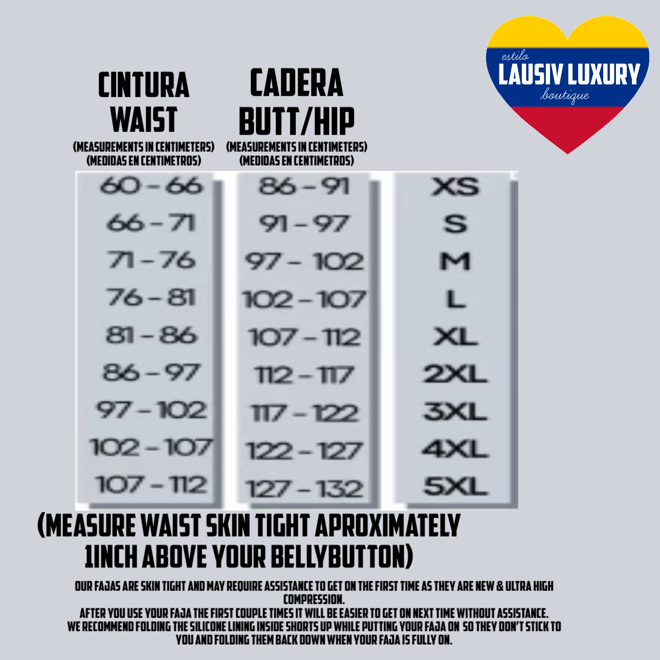 14kt Gold Luxury Hourglass Faja Colombiana with bars & removable straps/ strapless