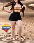 Luxury Colombian high waisted hourglass “Instant BBL” short