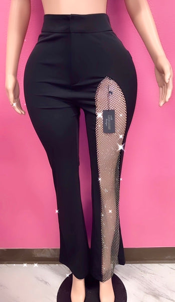 Black bling pant