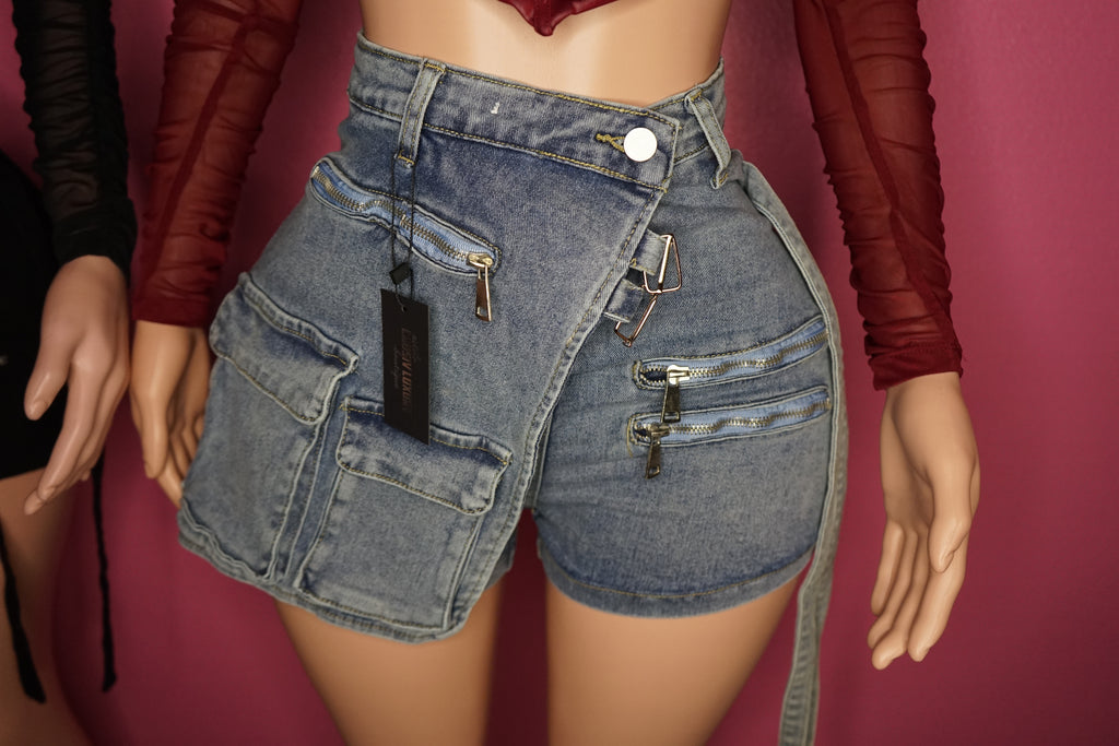 Baddie Skort with zippers