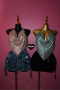 Bling rhinestone halter top