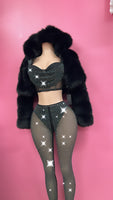 Black bling baddie 3 piece set