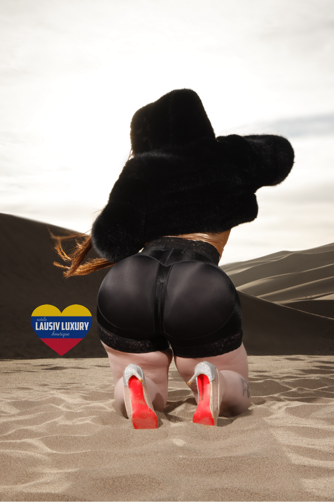 Luxury Colombian high waisted hourglass “Instant BBL” short