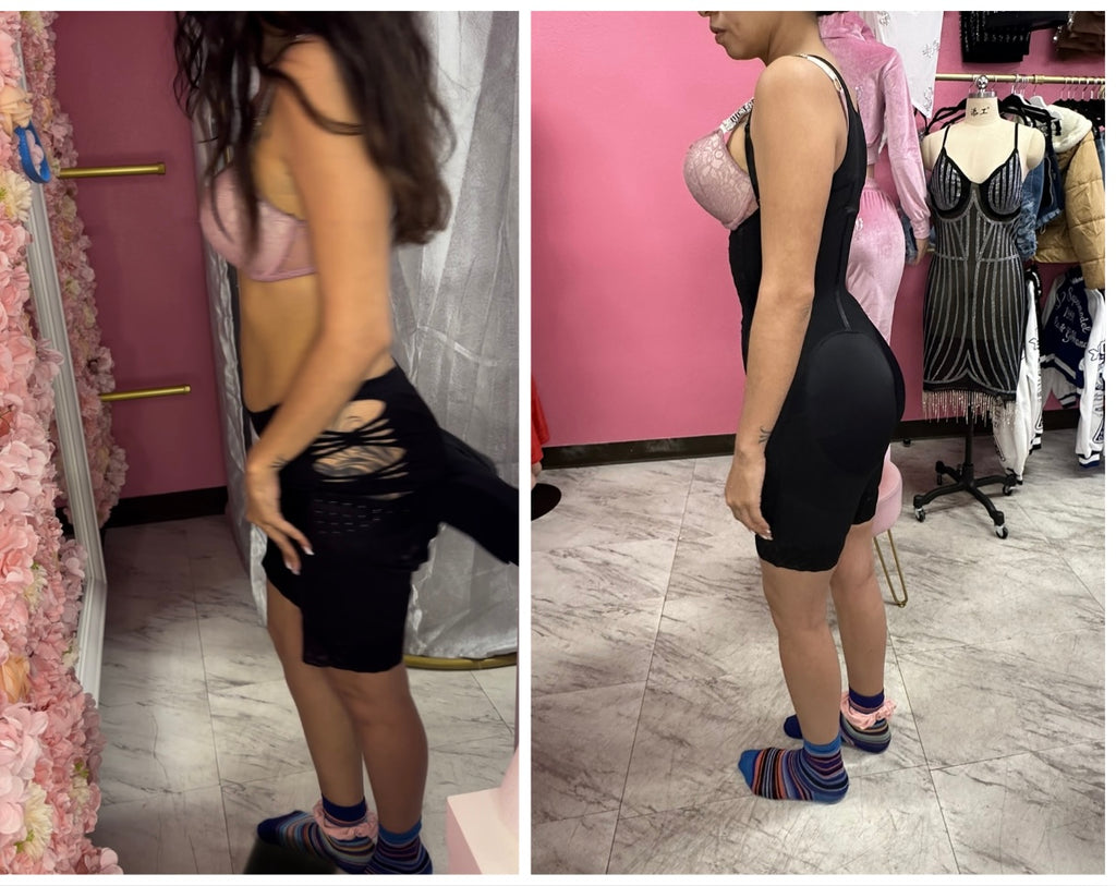 Colombian Hourglass faja with bars *LAST SIZE, READ DESCRIPTION*