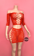 “Amarre” lace bling poster girl set