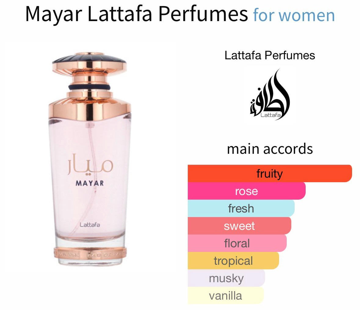 LATTAFA Mayar EDP concentrated fragrance perfume spray