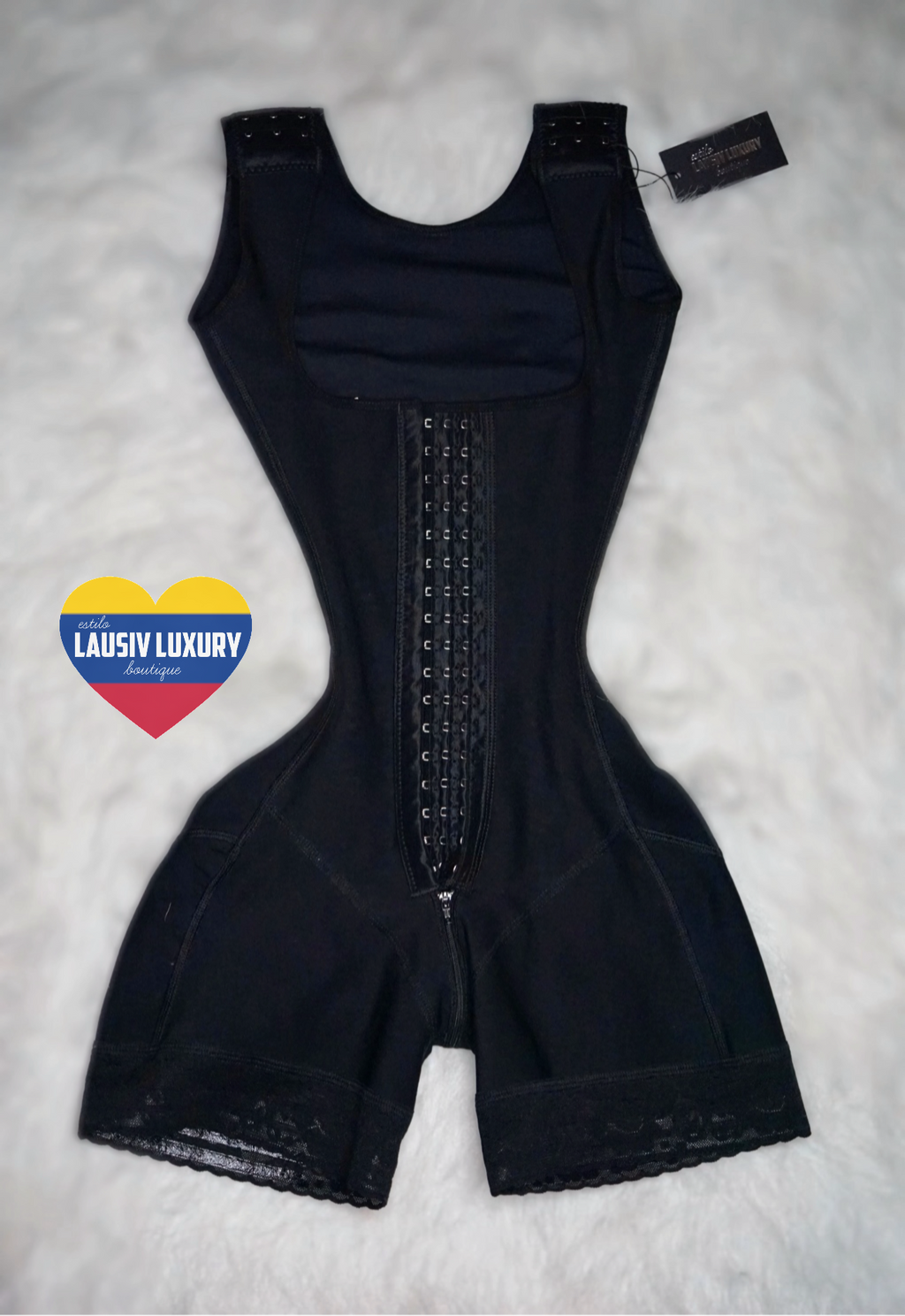 Colombian Hourglass faja without bars short shorts #2001