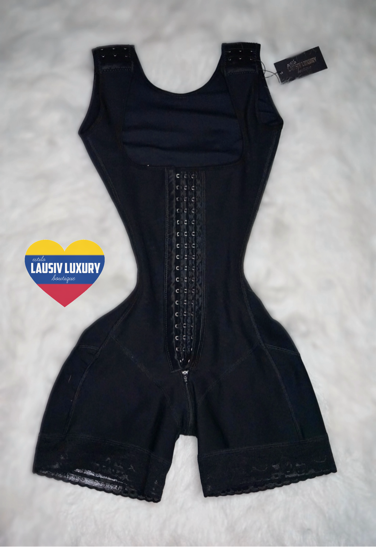 Colombian Hourglass faja without bars short shorts #2001