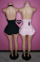 “Sweet” flare mini dress with shorts