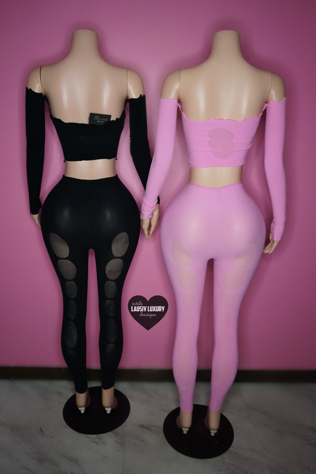 “Been a Baddie” 2 piece poster girl cutout set with bling heart gems.