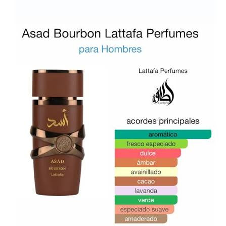 LATTAFA Asad Bourbon EDP concentrated fragrance cologne spray
