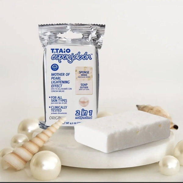 White pearl esponjabon
