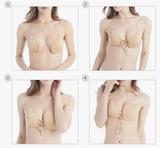 Stick lace up strapless push-up bra