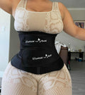 Plus size Black double Velcro waist trainer ONLINE ONLY DEAL