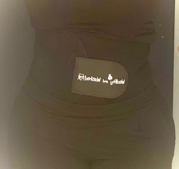 Sweat belt 💧 black & white