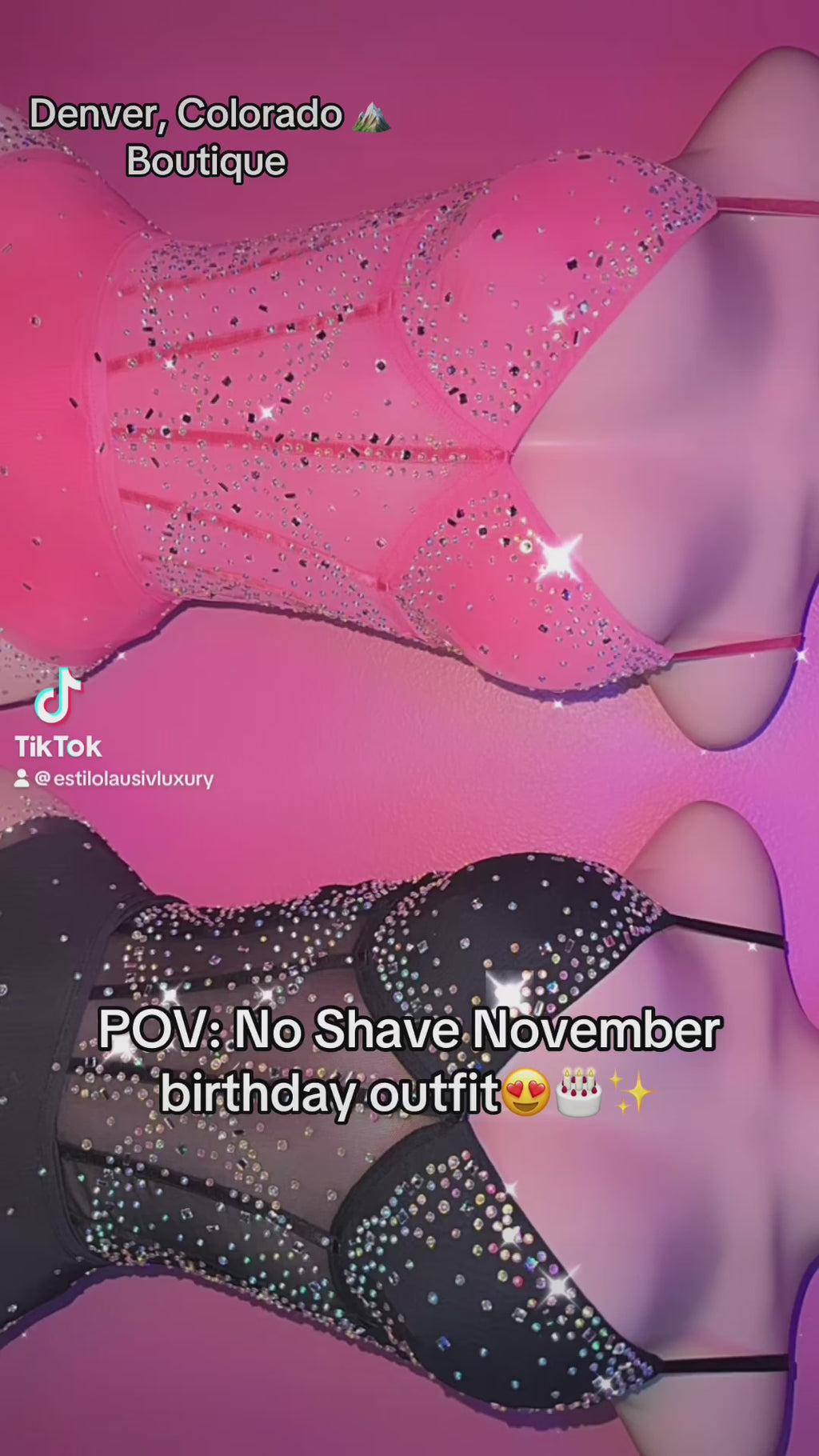 “Work of art” bling 2 piece set