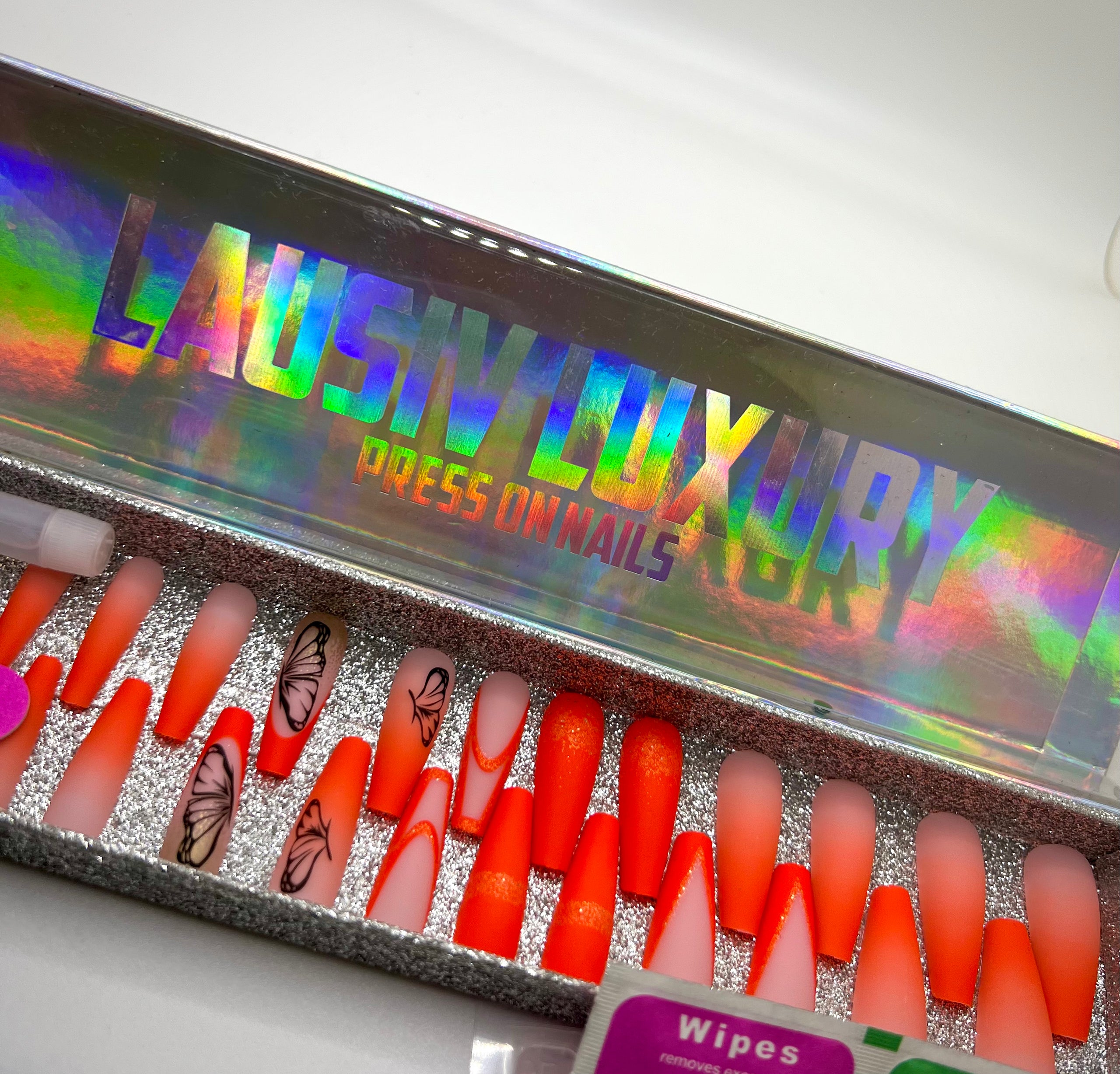 Butterfly press on nails 💅🏼