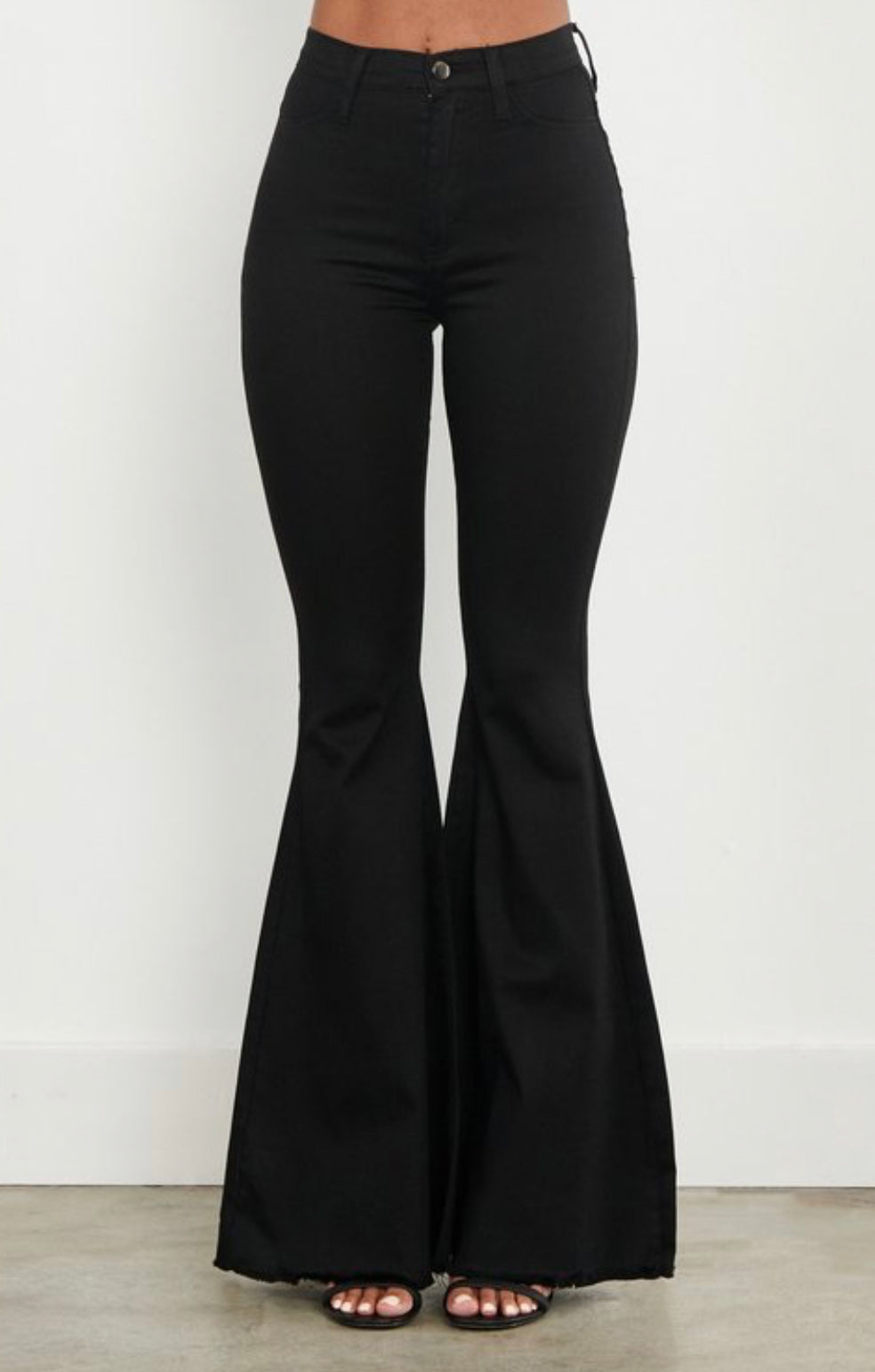 Black bootcut jeans