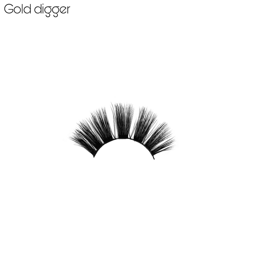 “Gold digger” faux mink lashes
