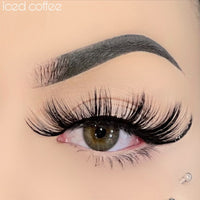 “Iced coffee” faux mink lashes