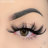 “Iced coffee” faux mink lashes