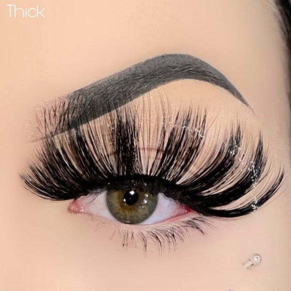 “Thick” faux mink lashes